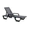 Espreguiçadeira Piscina Malibu Rattan Antracite Espreguiçadeira Piscina Malibu Rattan Antracite