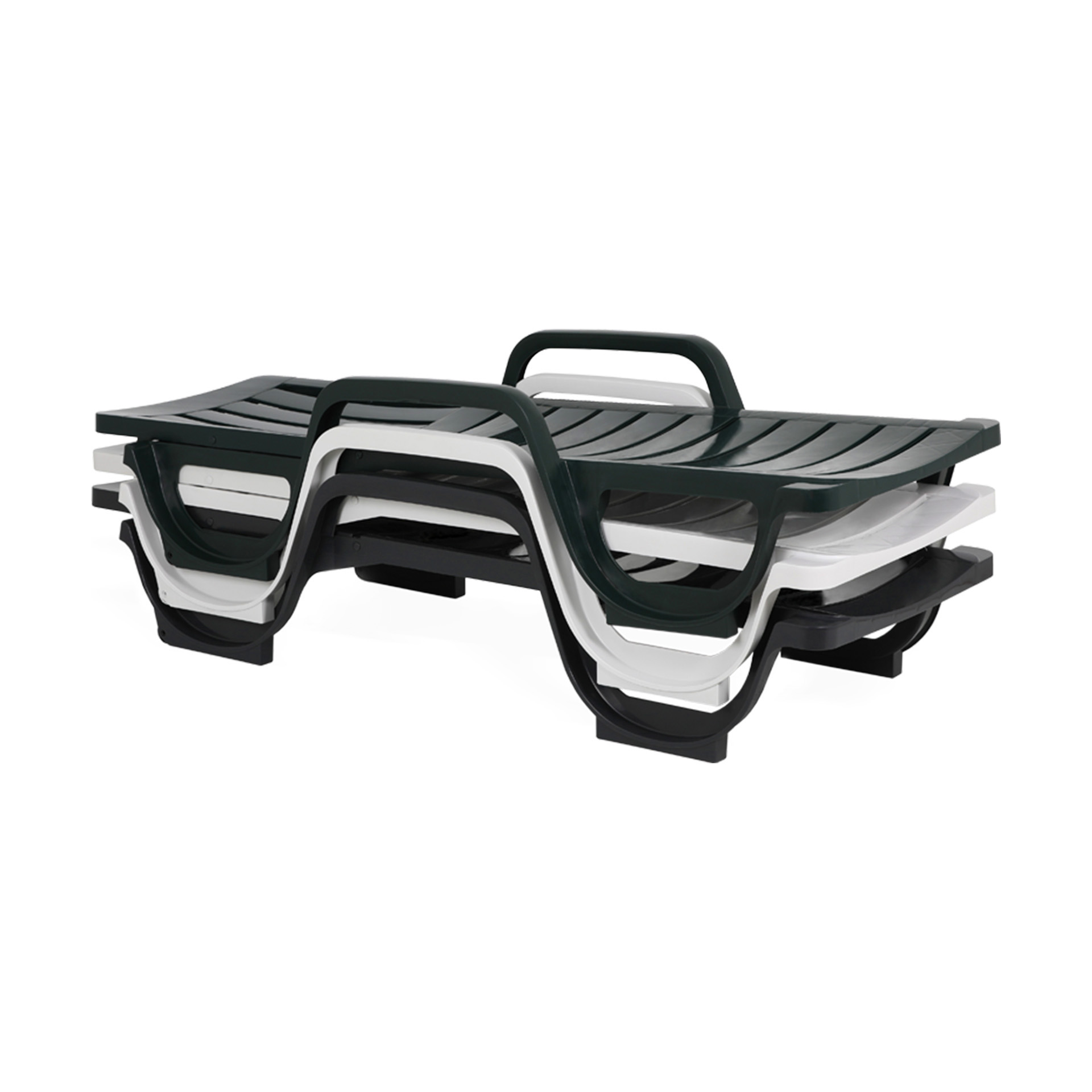 Espreguiçadeira Piscina Malibu Rattan Antracite