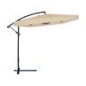 Guarda-Sol Quadrado com Aba de Ferro Bege 2,5M Guarda-Sol Quadrado com Aba de Ferro Bege 2,5M