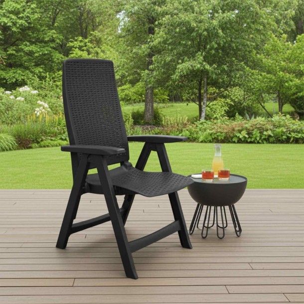 Cadeira de Jardim Multiposies Rio Antracite