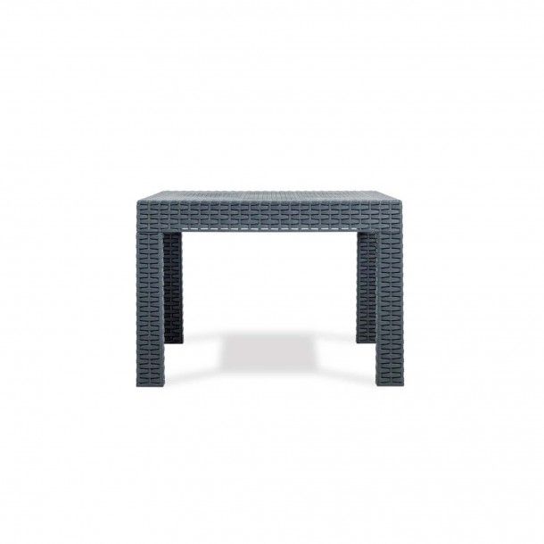 Conjunto de Jardim com Mesa e Sof 5 Lugares Cinza Escuro Toomax