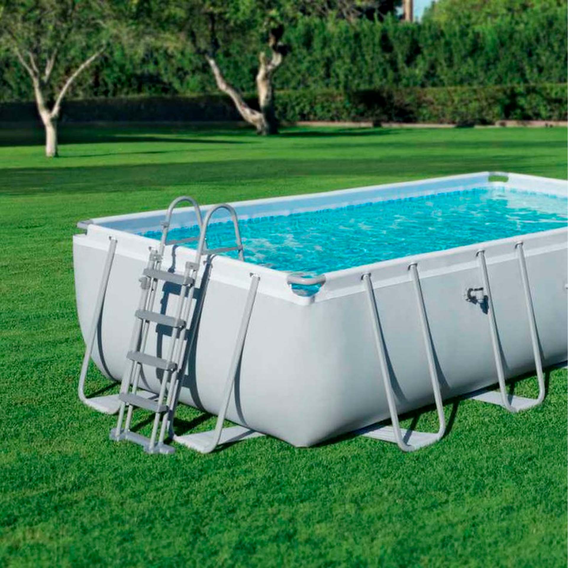 Escada para Piscina de Ferro e Plástico 122cm BestWay