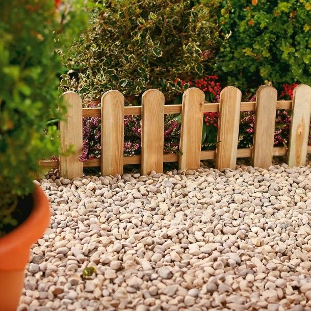 Mini Cerca de Madeira Jardim 111x28cm Catral Mini Cerca de Madeira Jardim 111x28cm Catral