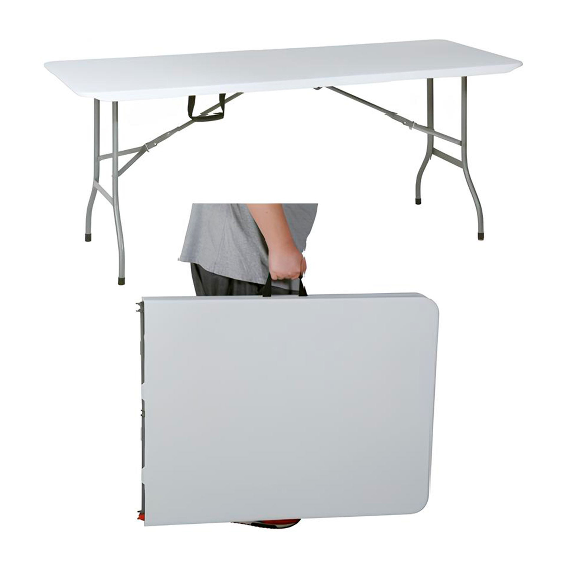 Mesa de Jardim Dobrável 180x70x74cm