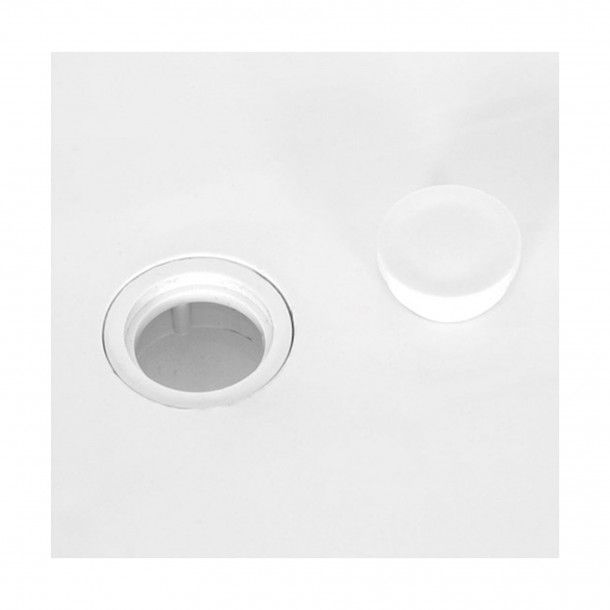 Mesa de Resina Viana Branca 75x75cm Mesa de Resina Viana Branca 75x75cm