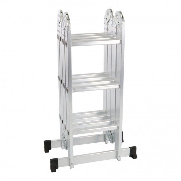 Escada Articulada Multiusos com Plataforma Reforçada Escada Articulada Multiusos com Plataforma Reforçada