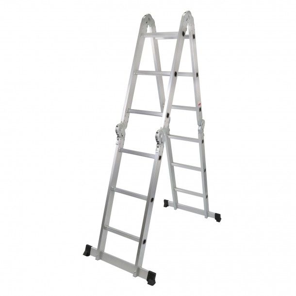 Escada Articulada Multiusos com Plataforma Reforçada Escada Articulada Multiusos com Plataforma Reforçada