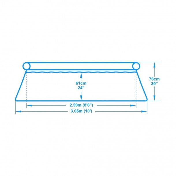 Piscina Bestway Fast Set 305x76cm Insuflável Redonda Piscina Bestway Fast Set 305x76cm Insuflável Redonda