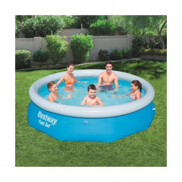 Piscina Bestway Fast Set 305x76cm Insuflável Redonda Piscina Bestway Fast Set 305x76cm Insuflável Redonda