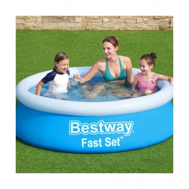 Piscina Bestway Fast Set 183x51cm Insuflável Redonda Piscina Bestway Fast Set 183x51cm Insuflável Redonda