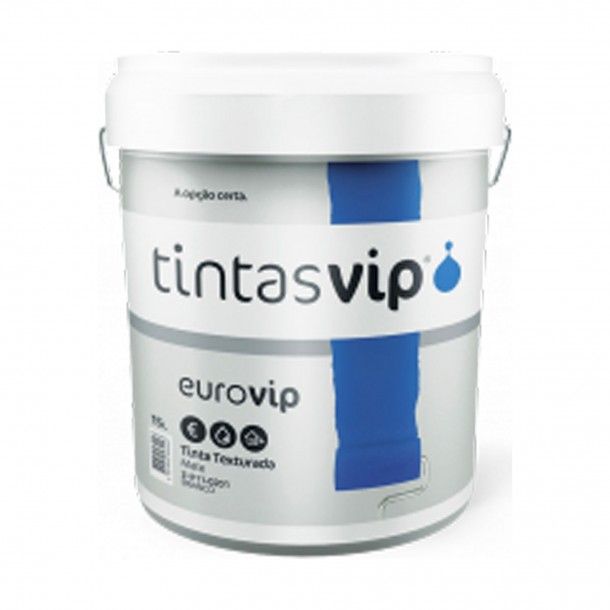 Tinta Texturada Eurovip Branco Mate 5L Vip Tinta Texturada Eurovip Branco Mate 5L Vip