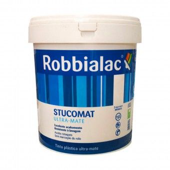 Tinta Stucomat Ultra-Mate Branco 15L - Robbialac