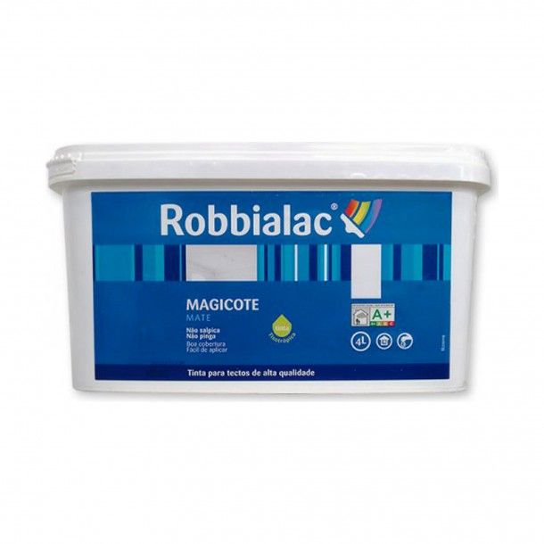 Tinta para Tetos Magicote Branco 4L Robbialac Tinta para Tetos Magicote Branco 4L Robbialac