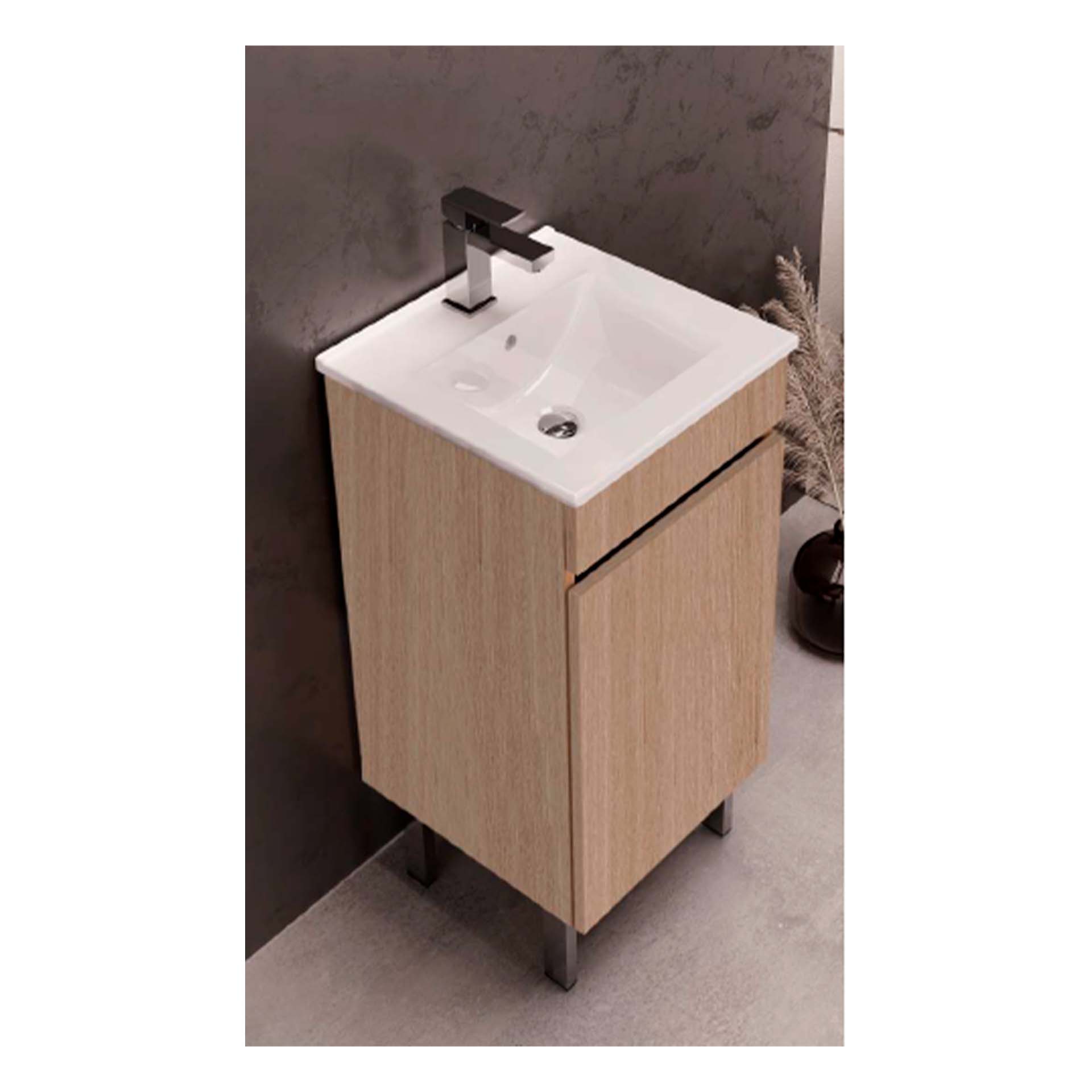 Móvel Casa de Banho Luana com Lavatório Chene 50x41cm Banhoazis