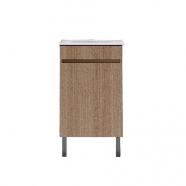 Móvel Casa de Banho Luana com Lavatório Chene 50x41cm Banhoazis Móvel Casa de Banho Luana com Lavatório Chene 50x41cm Banhoazis