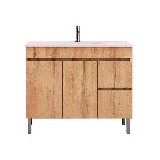 Mvel Casa de Banho Iris 100 Chene com Lavatrio 100 Fifty Banhoazis