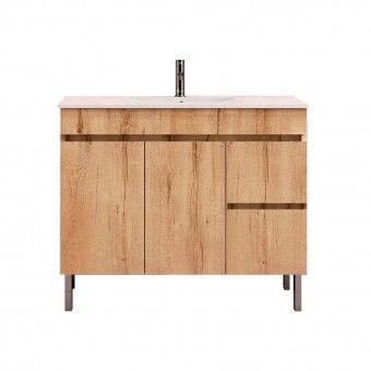 Mvel Casa de Banho Iris 100 Chene com Lavatrio 100 Fifty Banhoazis