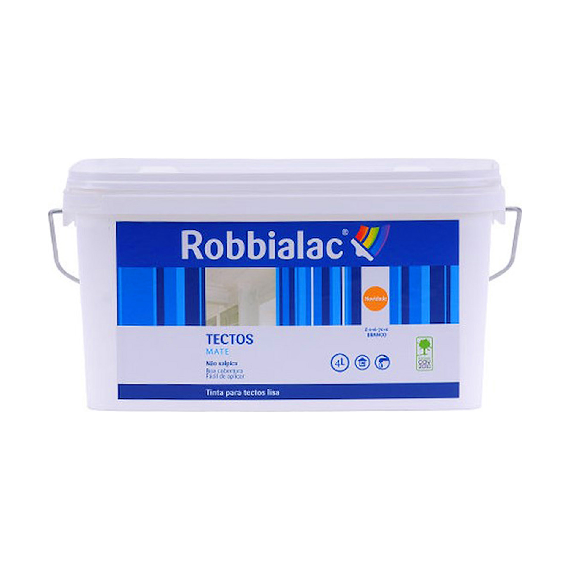 Tinta para Tetos Branco Mate 4L Robbialac