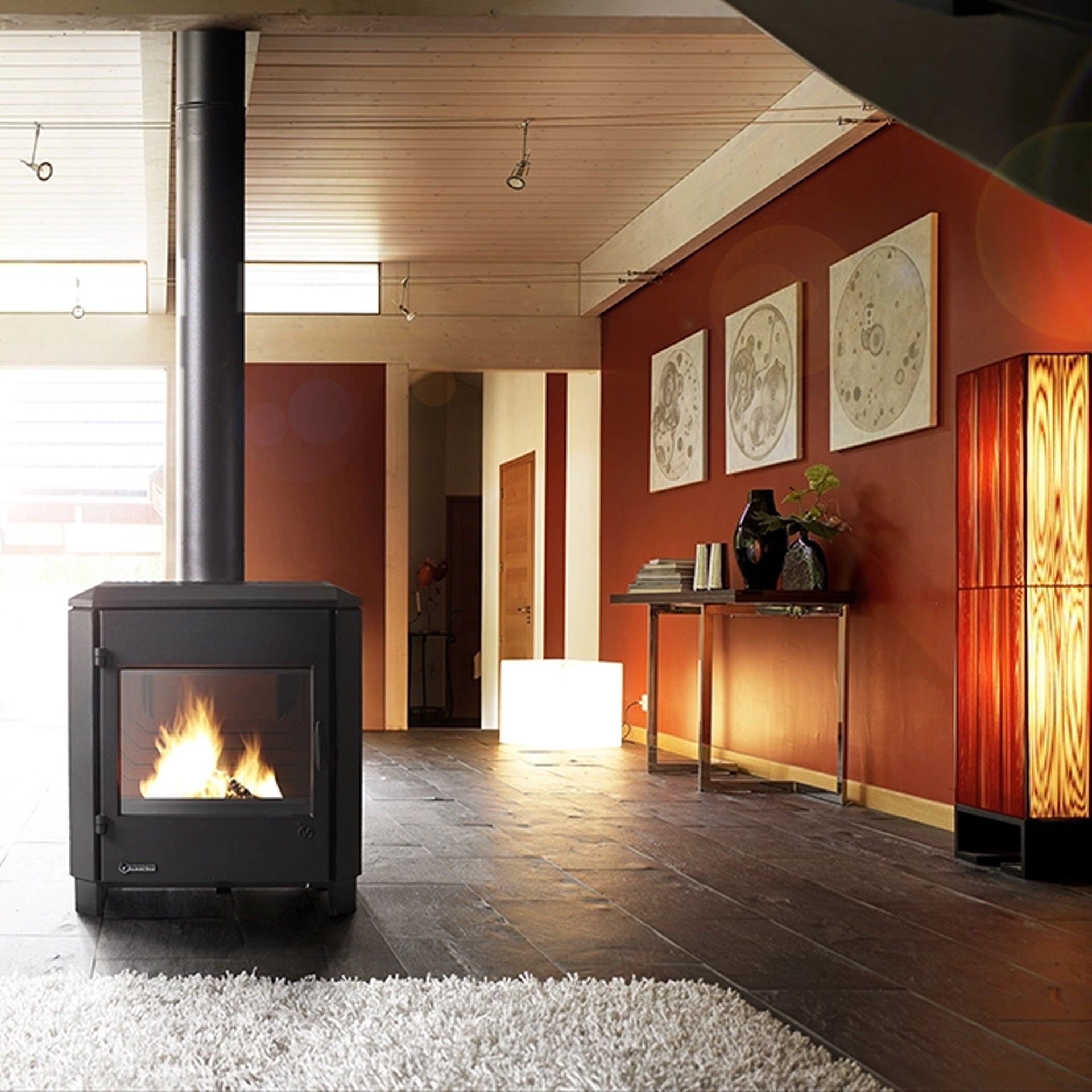 Salamandra a Lenha 8KW Carolo Invicta