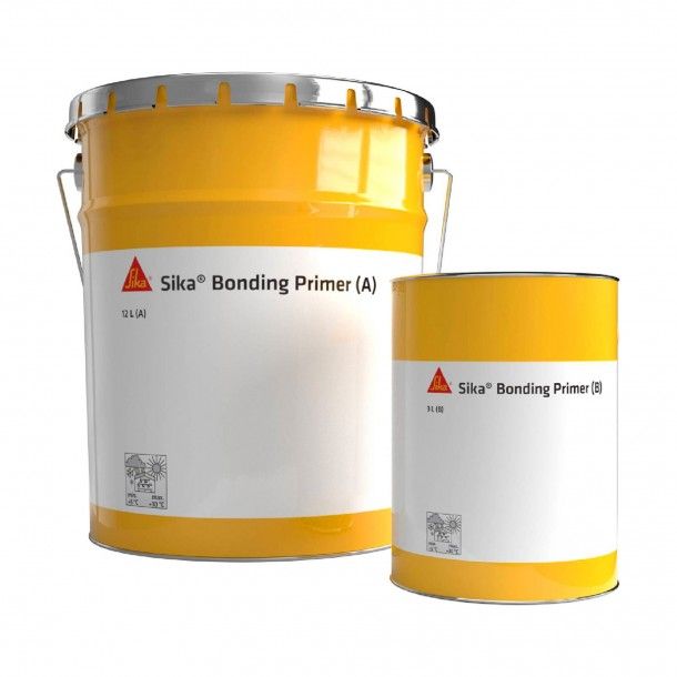 Primário Epóxi Base Aquosa A+B Sika Bonding Primer 15L Primário Epóxi Base Aquosa A+B Sika Bonding Primer 15L