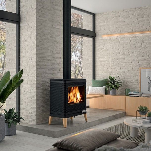 Salamandra a Lenha 9KW Kazan Zen Invicta