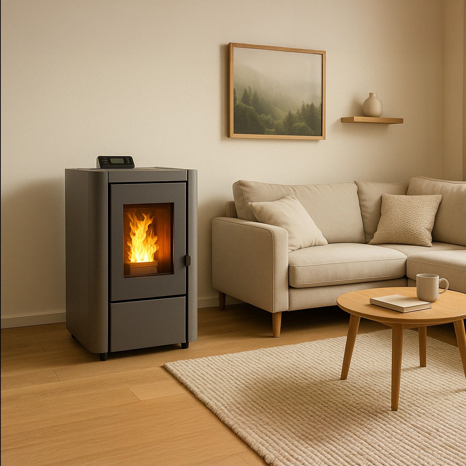 Salamandra a Pellets 10KW Capri Delba