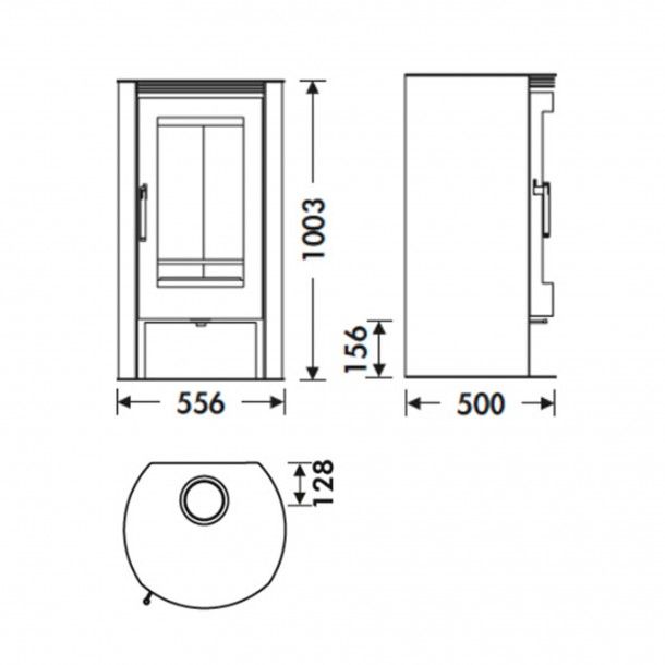 Salamandra a Lenha 8KW Delta Panadero Salamandra a Lenha 8KW Delta Panadero