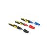 Marcadores Ponta Fina Fatmax Vermelho, Azul e Preto Stanley