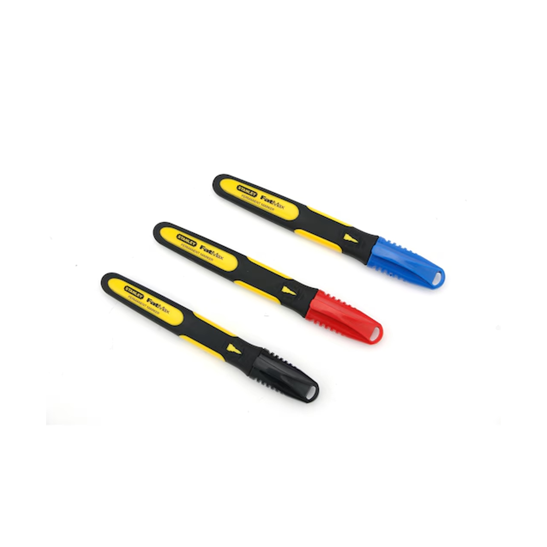 Marcadores Ponta Fina Fatmax Vermelho, Azul e Preto Stanley
