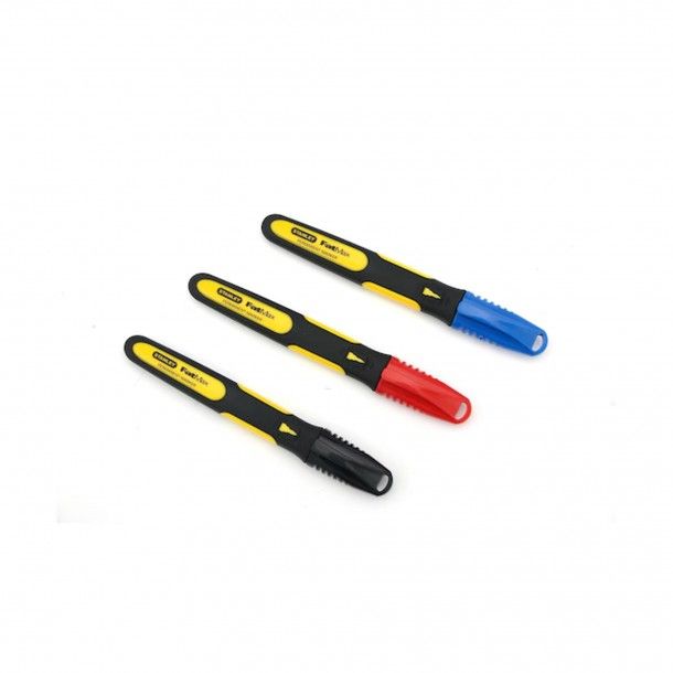 Marcadores Ponta Fina Fatmax Vermelho, Azul e Preto Stanley