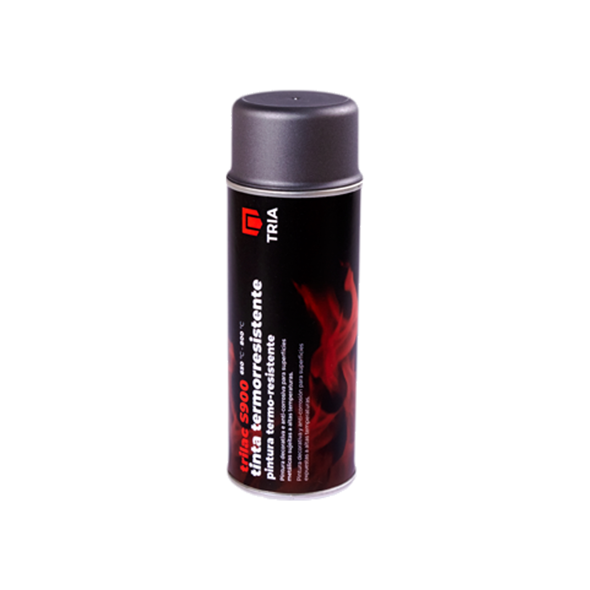 Tinta Spray Alta Temperatura Antracite Trilac S900 400ml