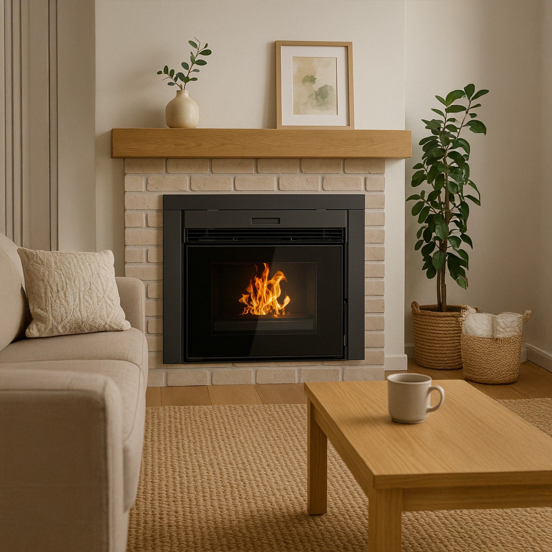 Recuperador de Calor a Pellets 10KW DB-417 Delba