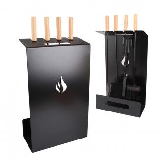 Conjunto para Lareira em Ferro