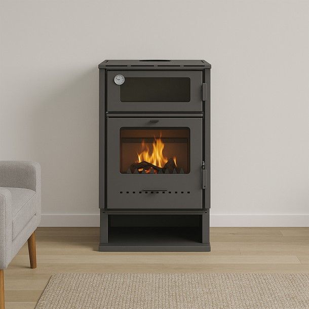 Salamandra a Lenha 8,30KW Forno Beta Alpis