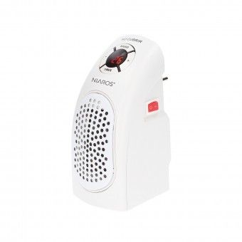 Mini Aquecedor de Tomada 400W Bardei Niaros Mini Aquecedor de Tomada 400W Bardei Niaros