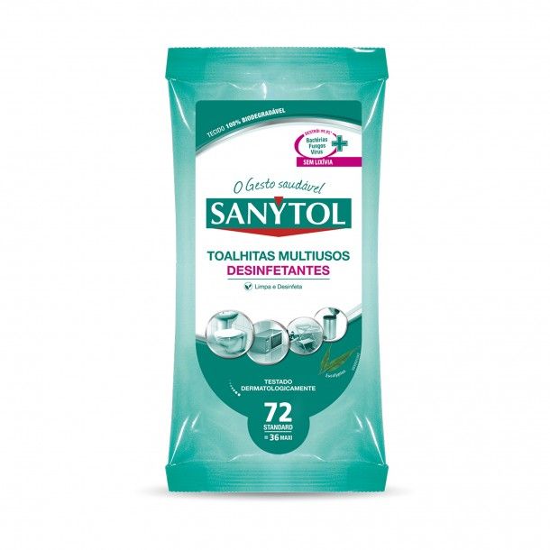 Toalhitas Desinfetantes Multiusos Sanytol