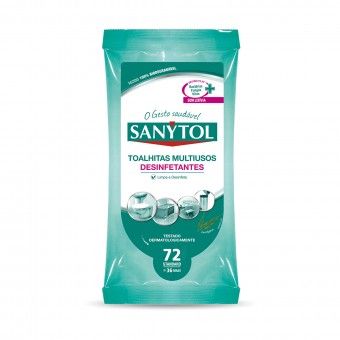Toalhitas Desinfetantes Multiusos Sanytol