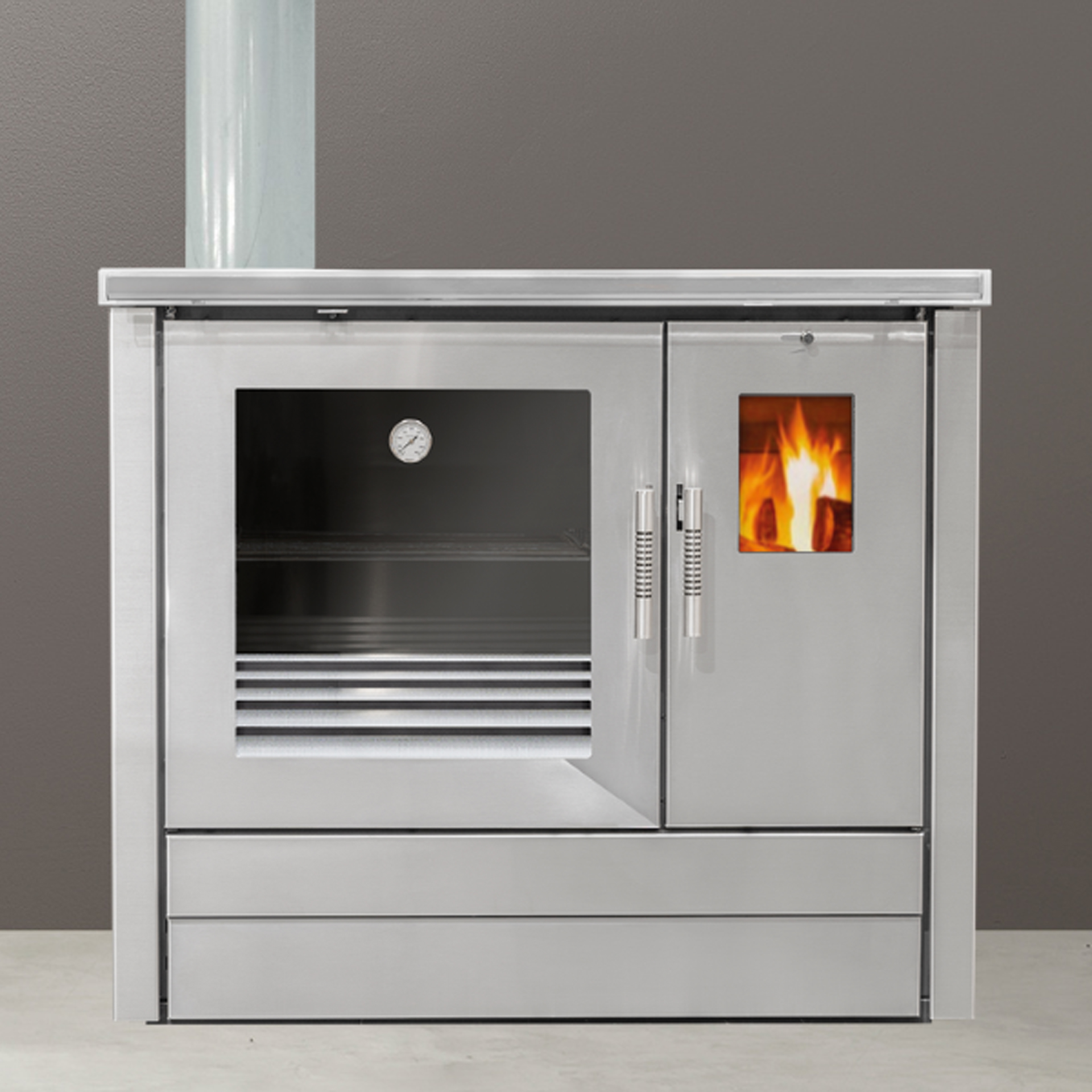 Fogão a Lenha 6,8KW Saída Fumo Esquerda ME16 Tropical Metlor