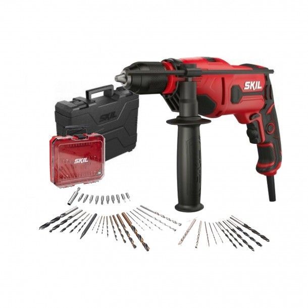 Berbequim de Percussão com Kit 40 Peças Skil 6725 GB Berbequim de Percussão com Kit 40 Peças Skil 6725 GB