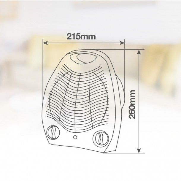 Aquecedor 2000W Tupa Niaros GSC