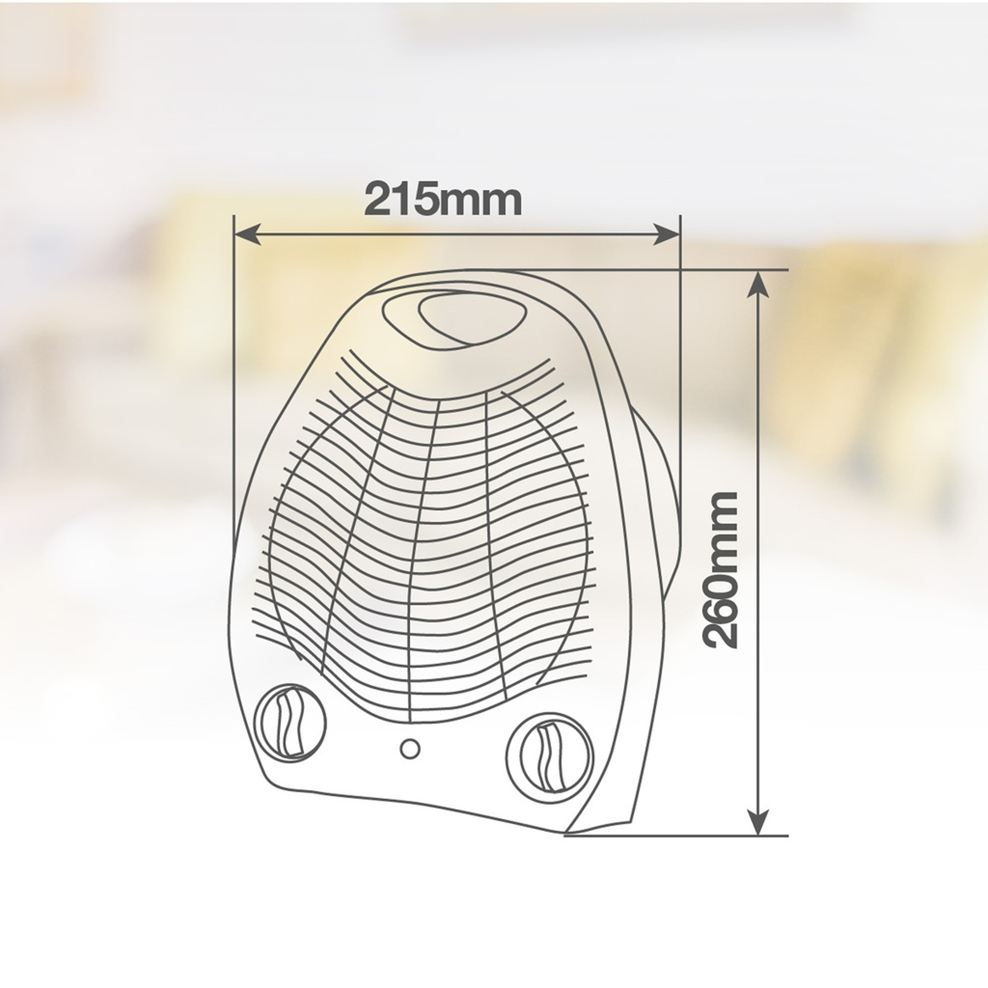 Aquecedor 2000W Tupa Niaros GSC
