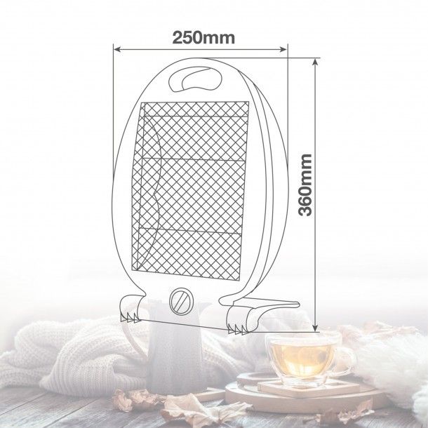 Aquecedor Quartzo 800W Fartura Niaros GSC