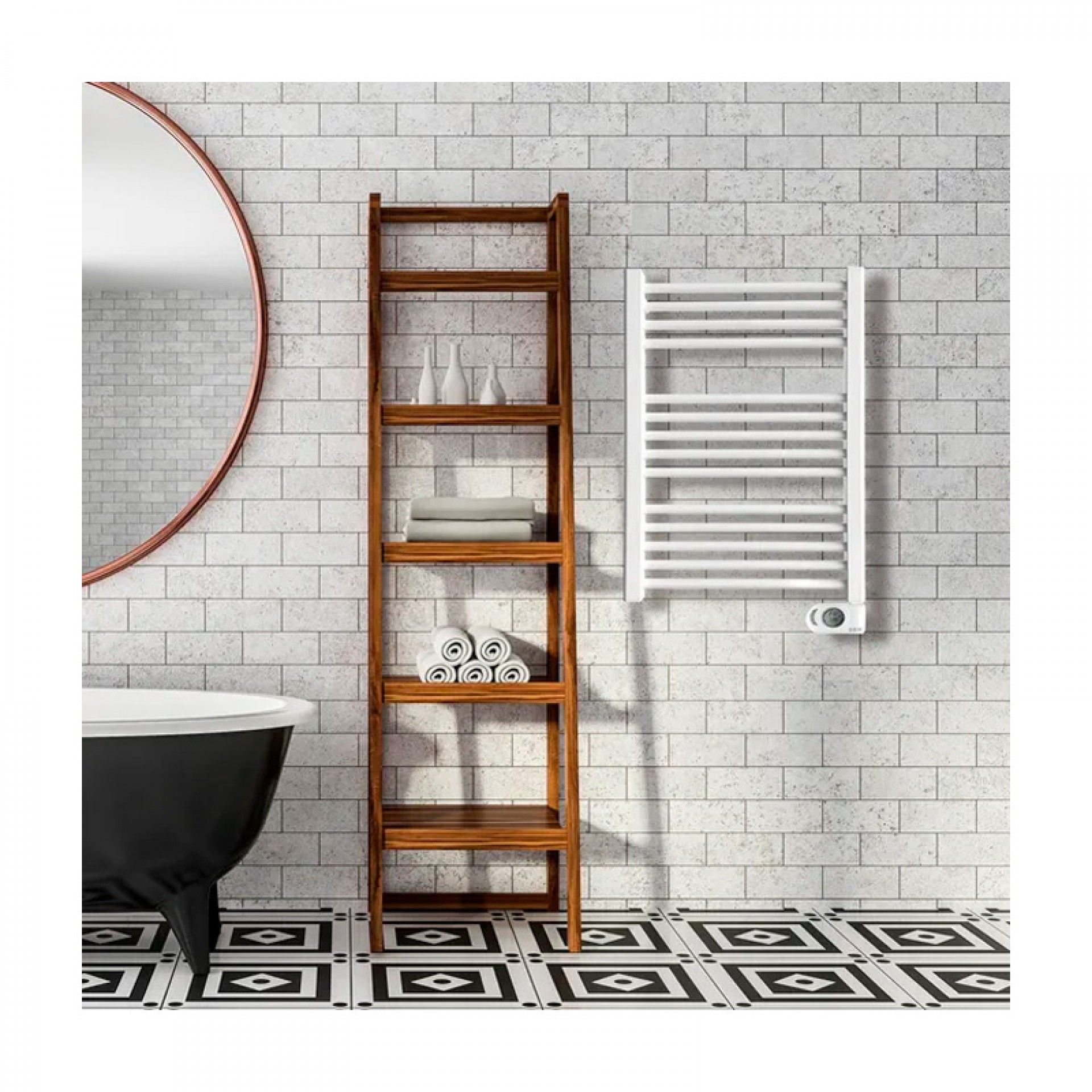 Toalheiro Elétrico 500W Branco Noor HJM