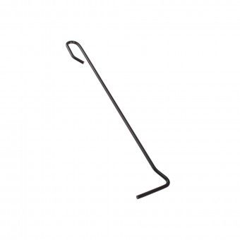 Espeto Curvo para Estojo Lareira 43cm