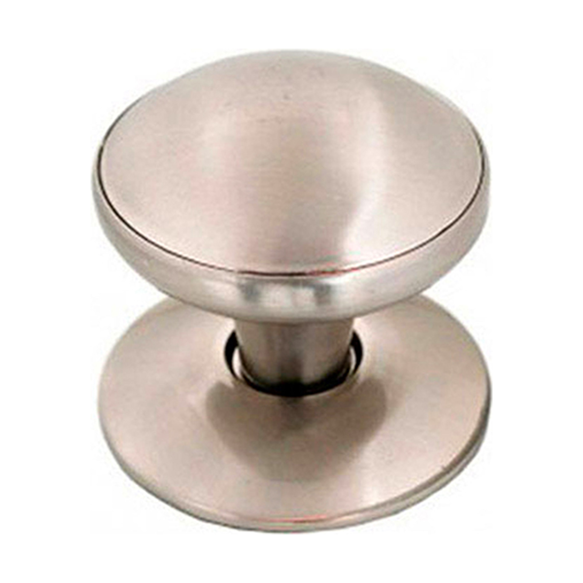 Puxador Porta Fixo Redondo de Ferro 80 Cromado