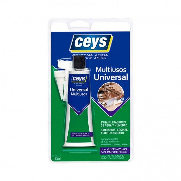 Silicone Universal Branco 50ml Silicone Universal Branco 50ml