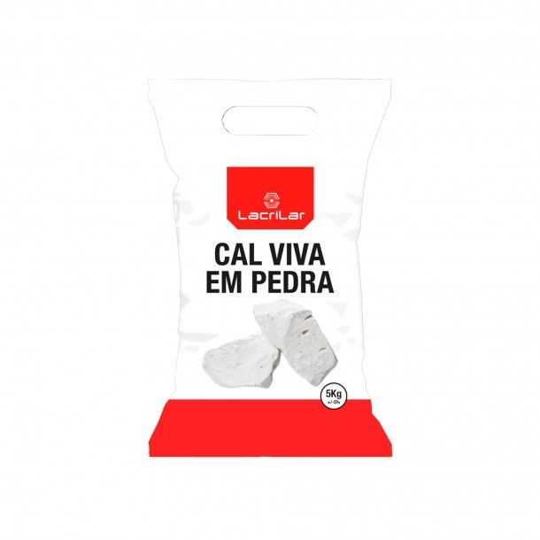 Cal Viva em Pedra 5Kg Lacrilar Cal Viva em Pedra 5Kg Lacrilar