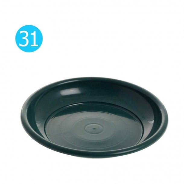 Prato para Vaso de Jardim Verde 31 cm