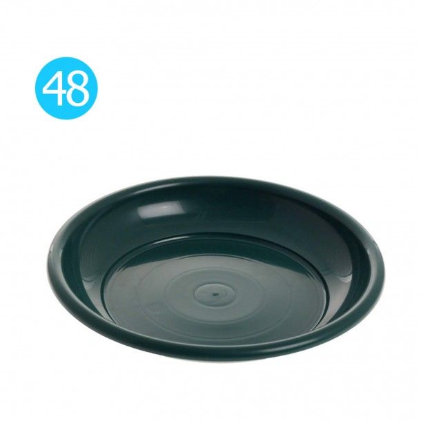 Prato para Vaso de Jardim Verde 41/47 cm Prato para Vaso de Jardim Verde 41/47 cm
