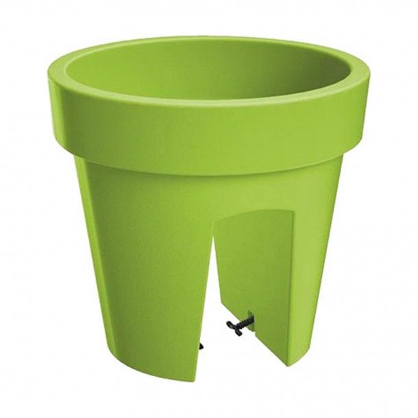 Vaso para Varanda Lofly Bridge Verde - 25 cm Vaso para Varanda Lofly Bridge Verde - 25 cm